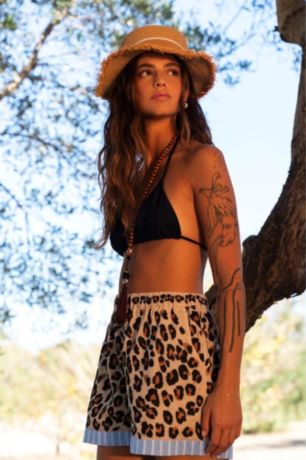 Luxi of Sea - Borneo Short -Leopard