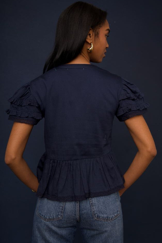 Love the Label - Amira Top - Navy