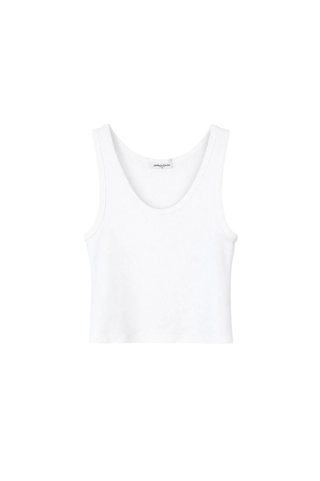 Perfect White Tee - Jordan U Neck Ribbed Tank
