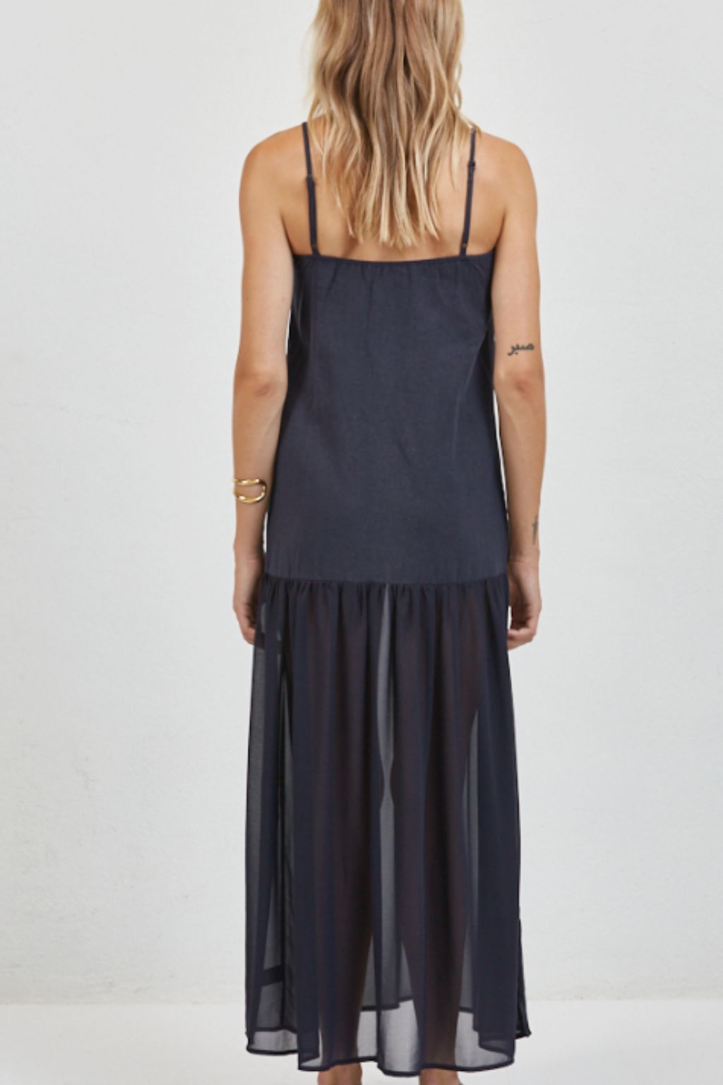 Road G - Sloane Drop Waist Maxi Dress - Navy