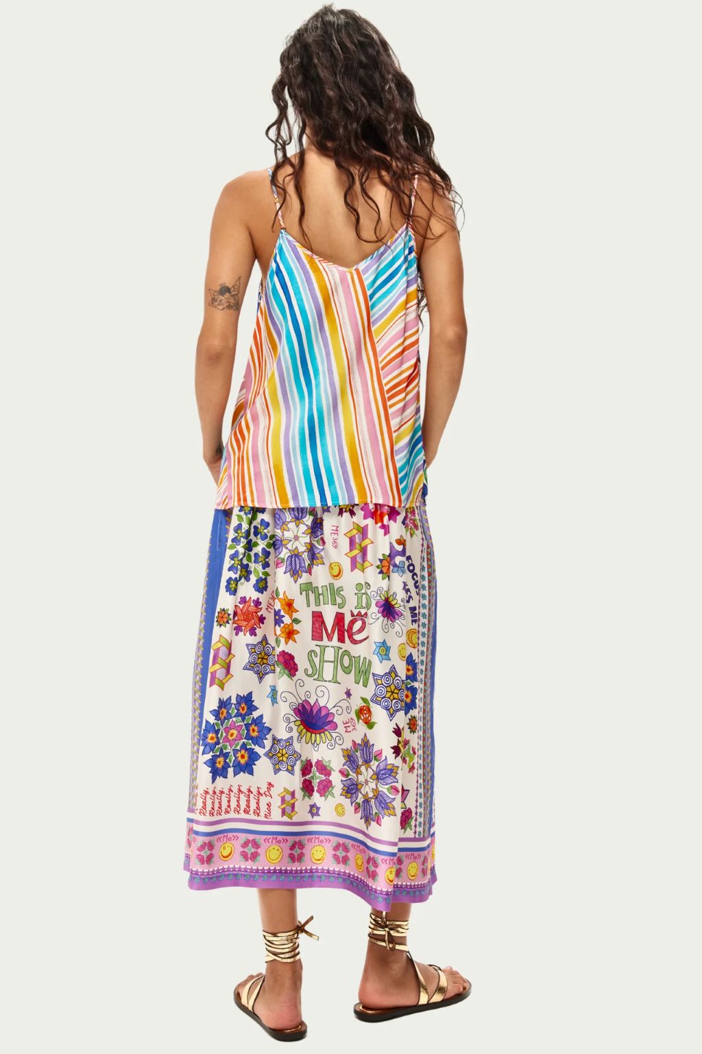 Me369 - Vanessa Midi Skirt - Markers