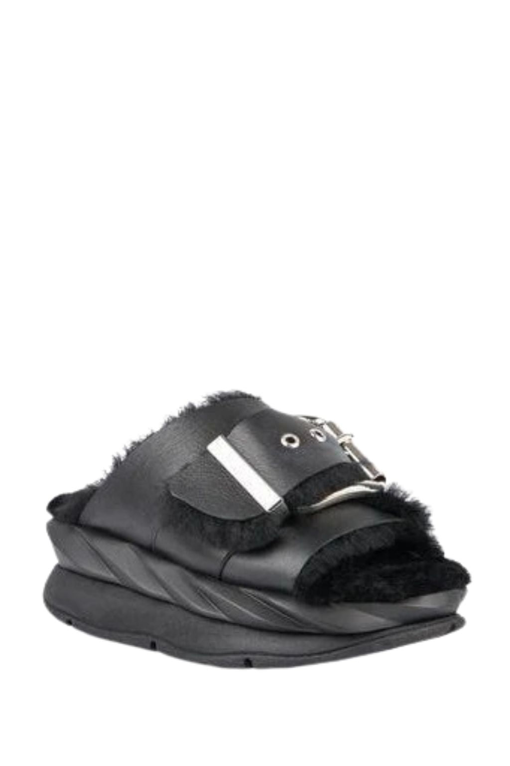 4ccccees - Mellow Laze Fuzzy Sherpa Slide