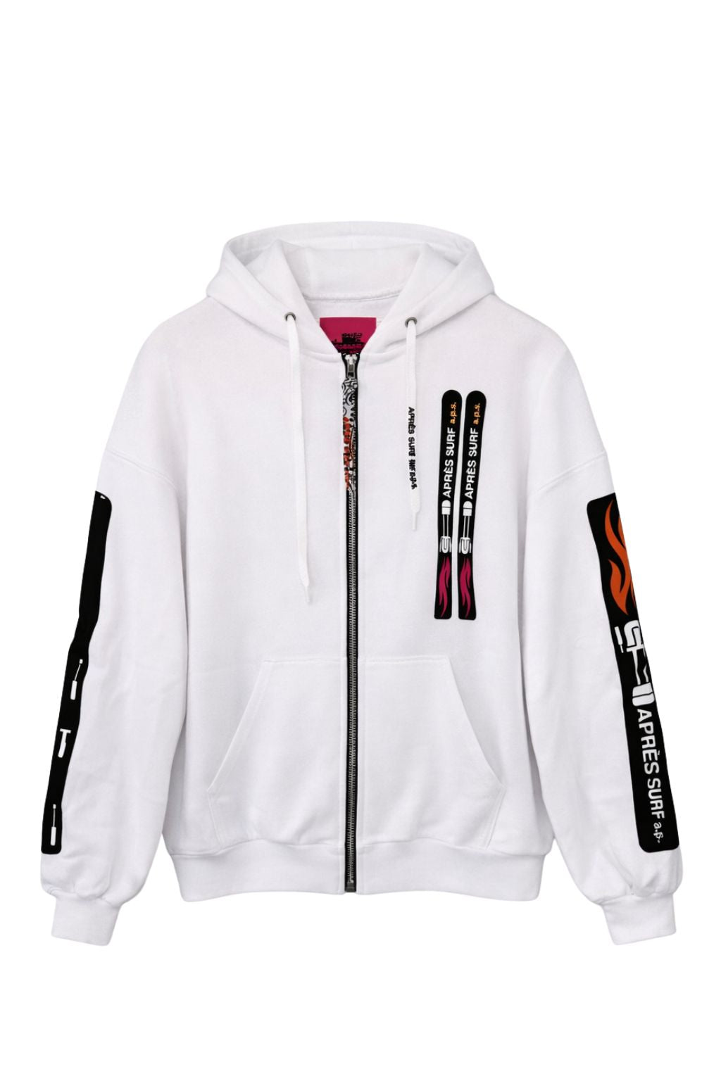 Apres Surf - Classic Zip Crop - White