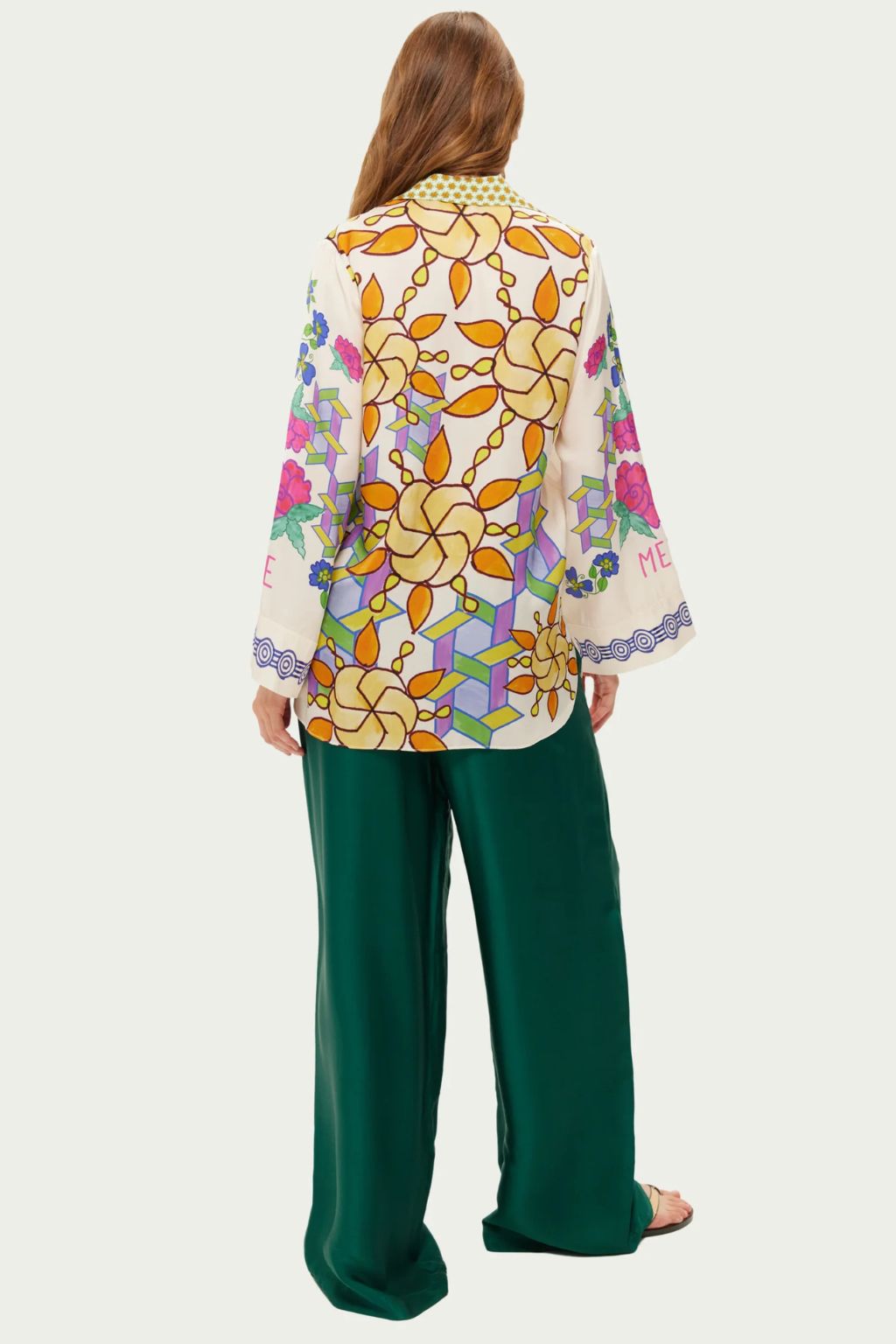 Me369 - Mia String Tie Collar Top - Markers