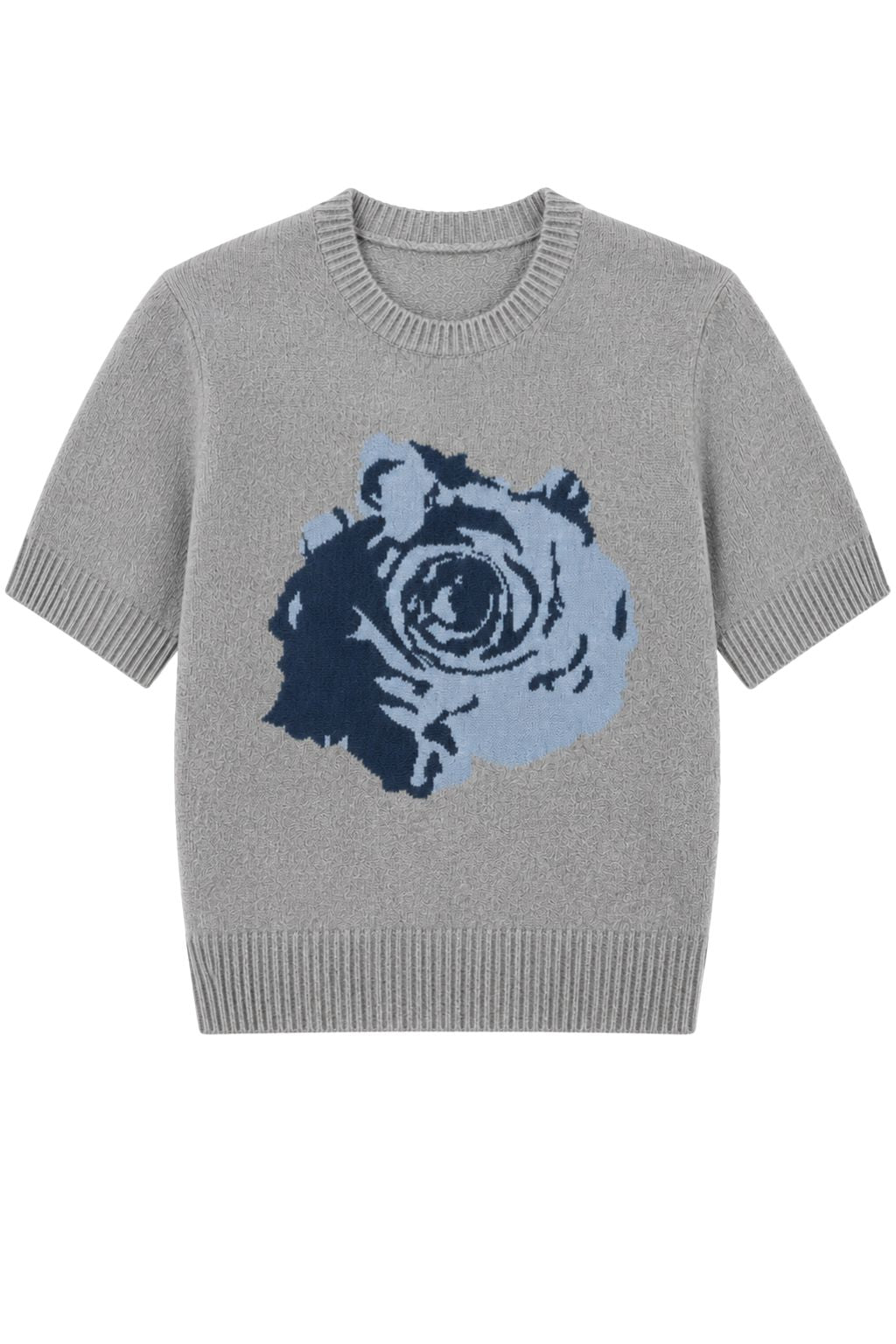 Autumn Cashmere - Short Sleeve Rose Crew - Sweatshirt