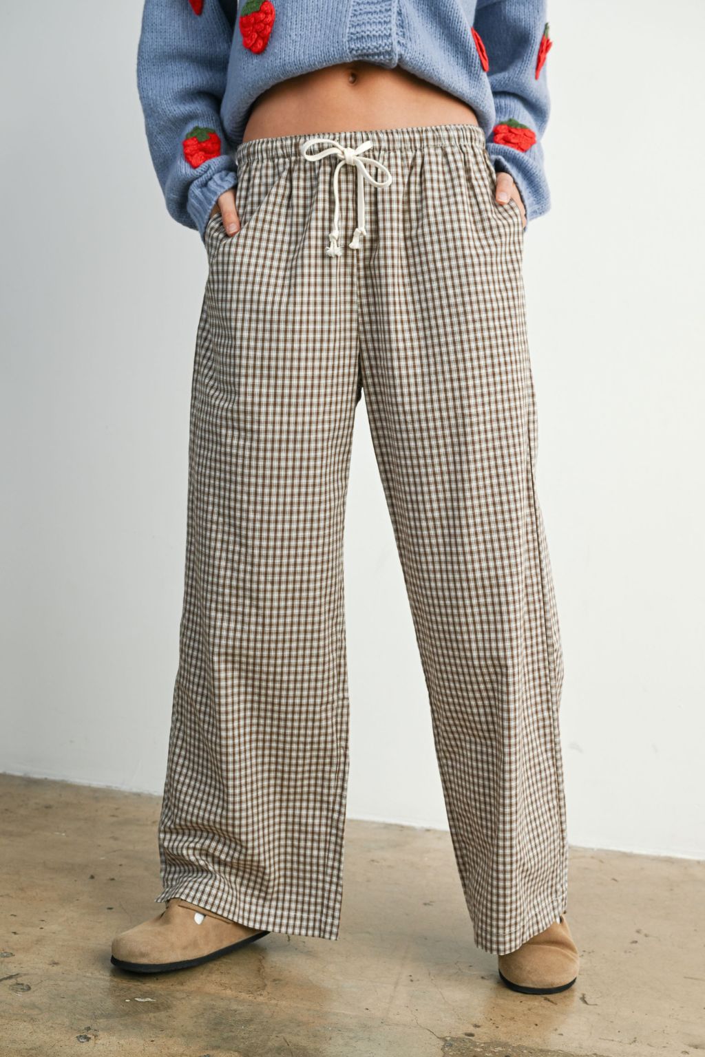 Road G - Loose Fit Tie Front Pant