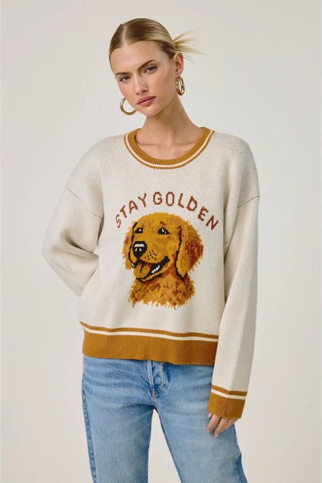 Olive and Bette's - Stay Golden Sweater