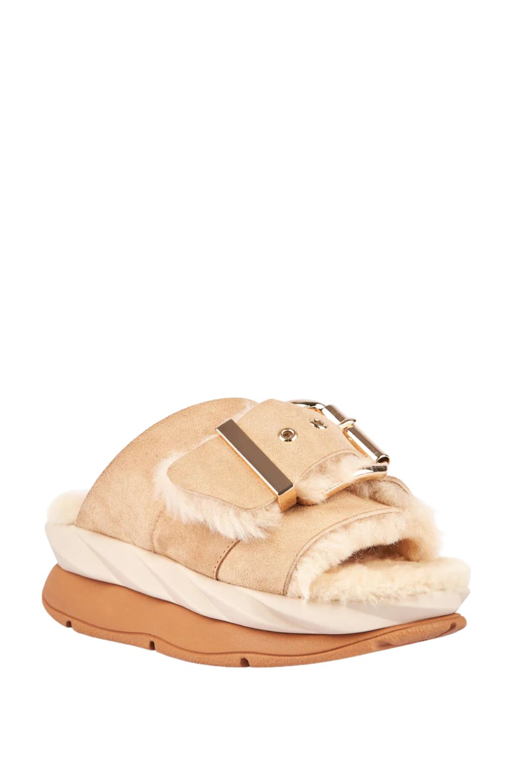 4ccccees - Mellow Laze Fuzzy Sherpa Slide