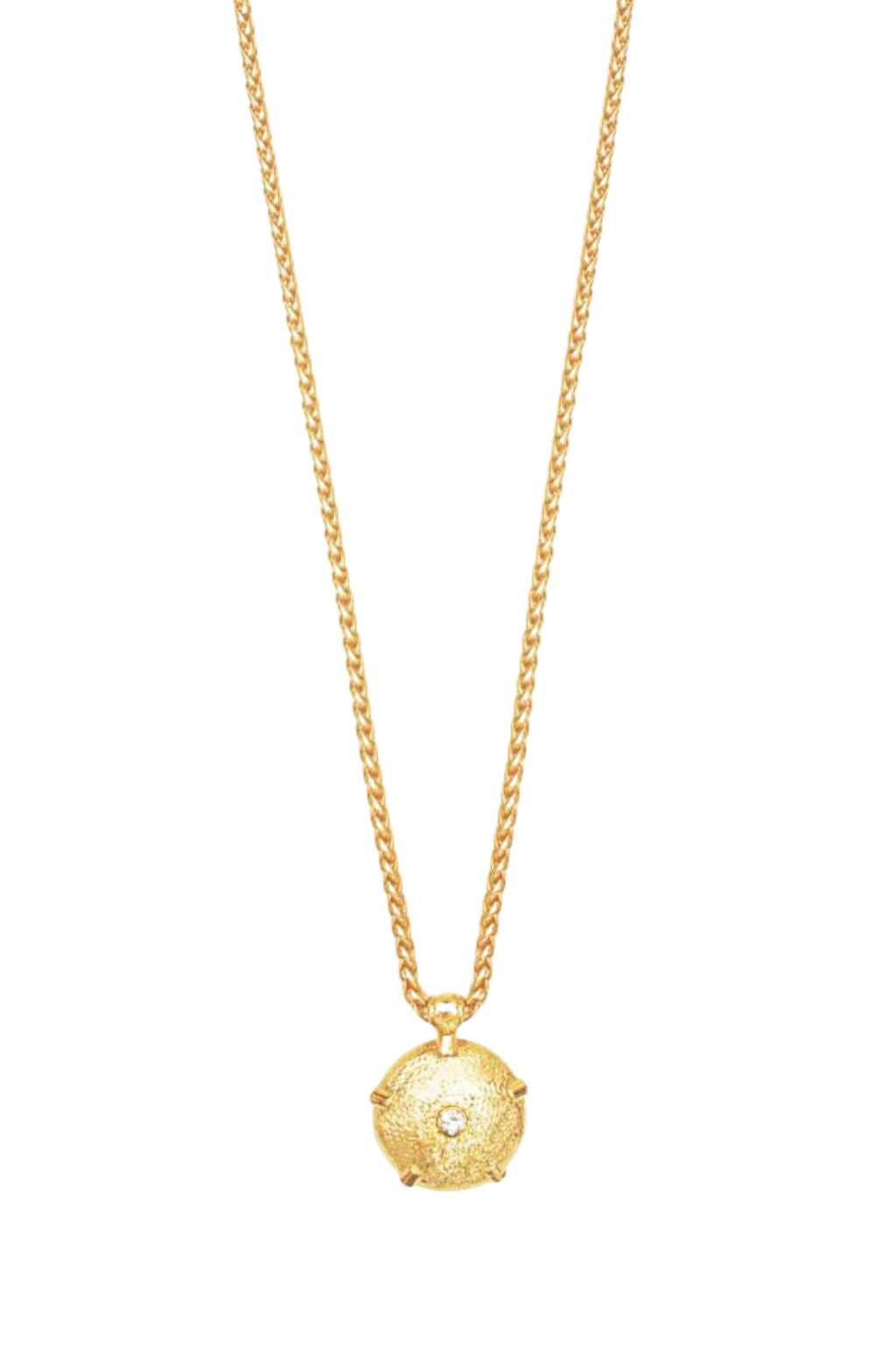 Talis Chains - Long Vintage Disc Necklace