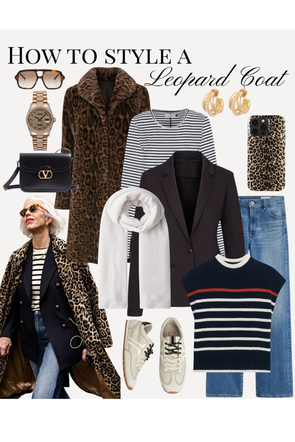 Olive and Bette's - Leopard Car Coat