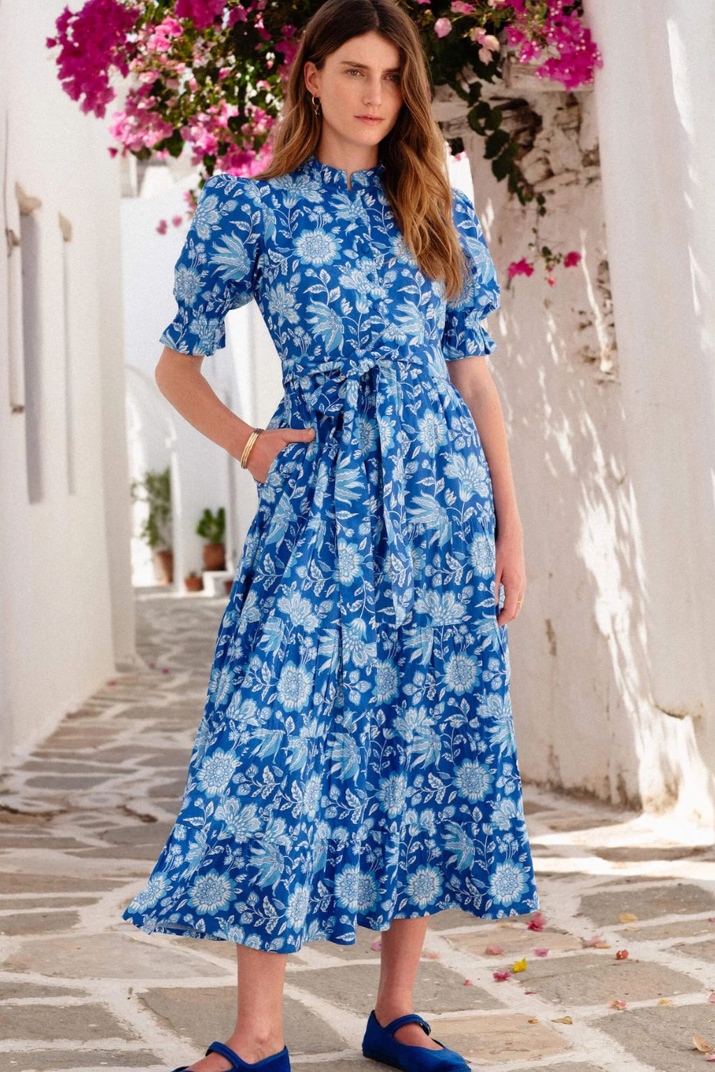 Pink City Prints - Matilda Dress - Ink Jaal