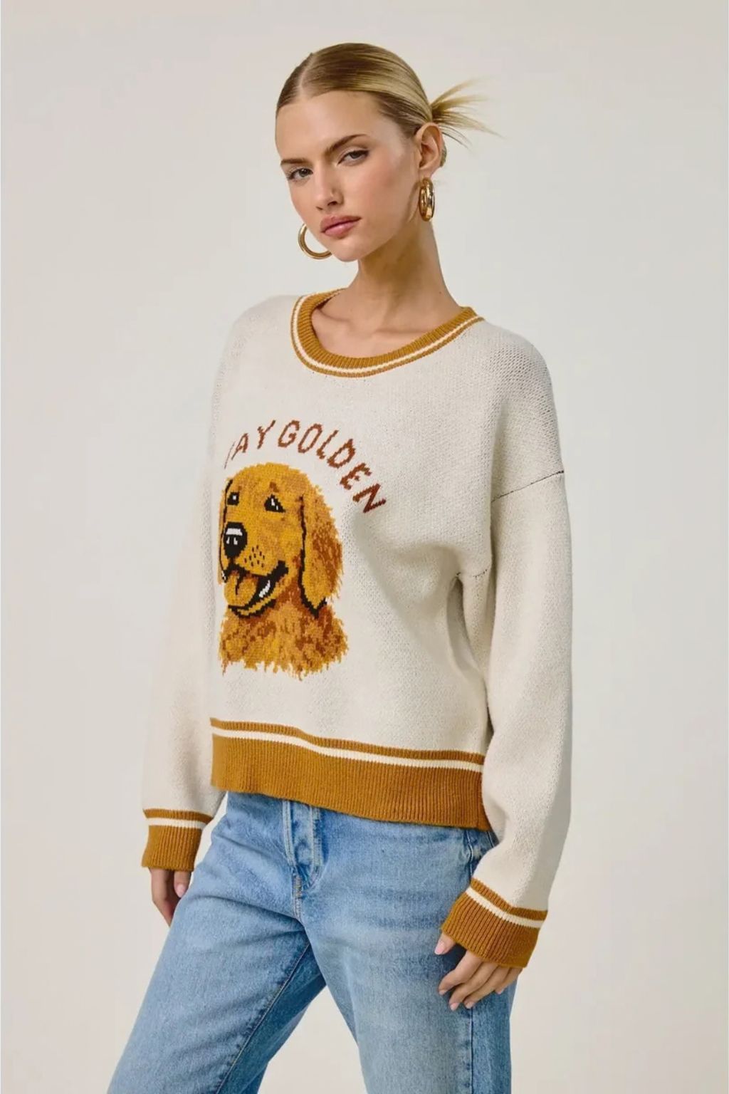 Olive and Bette's - Stay Golden Sweater