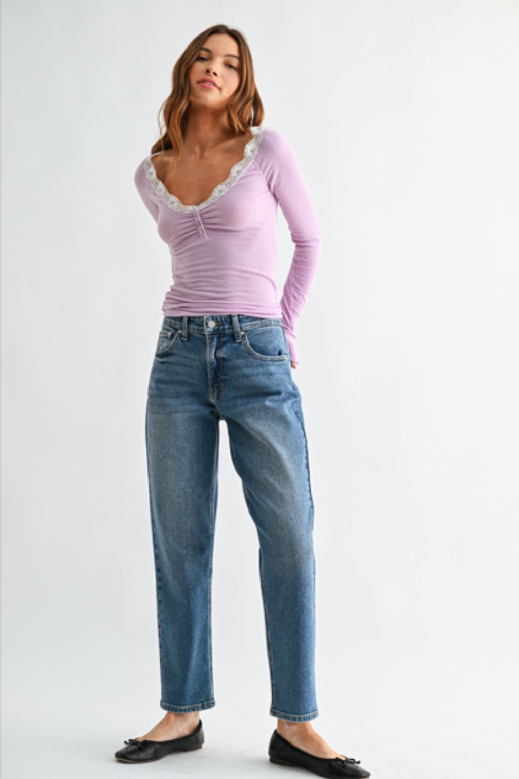 Just Black Denim - Boyfriend Jean