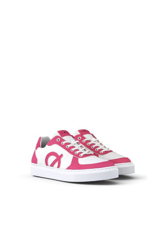 LØCI - Seven Sneaker - White/Hot Pink/Hot Pink