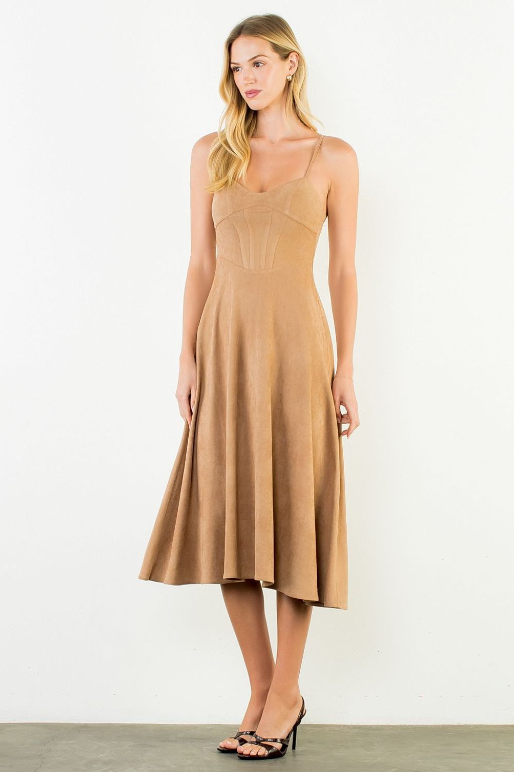 Olive and Bette's - Sueded Strappy Dress
