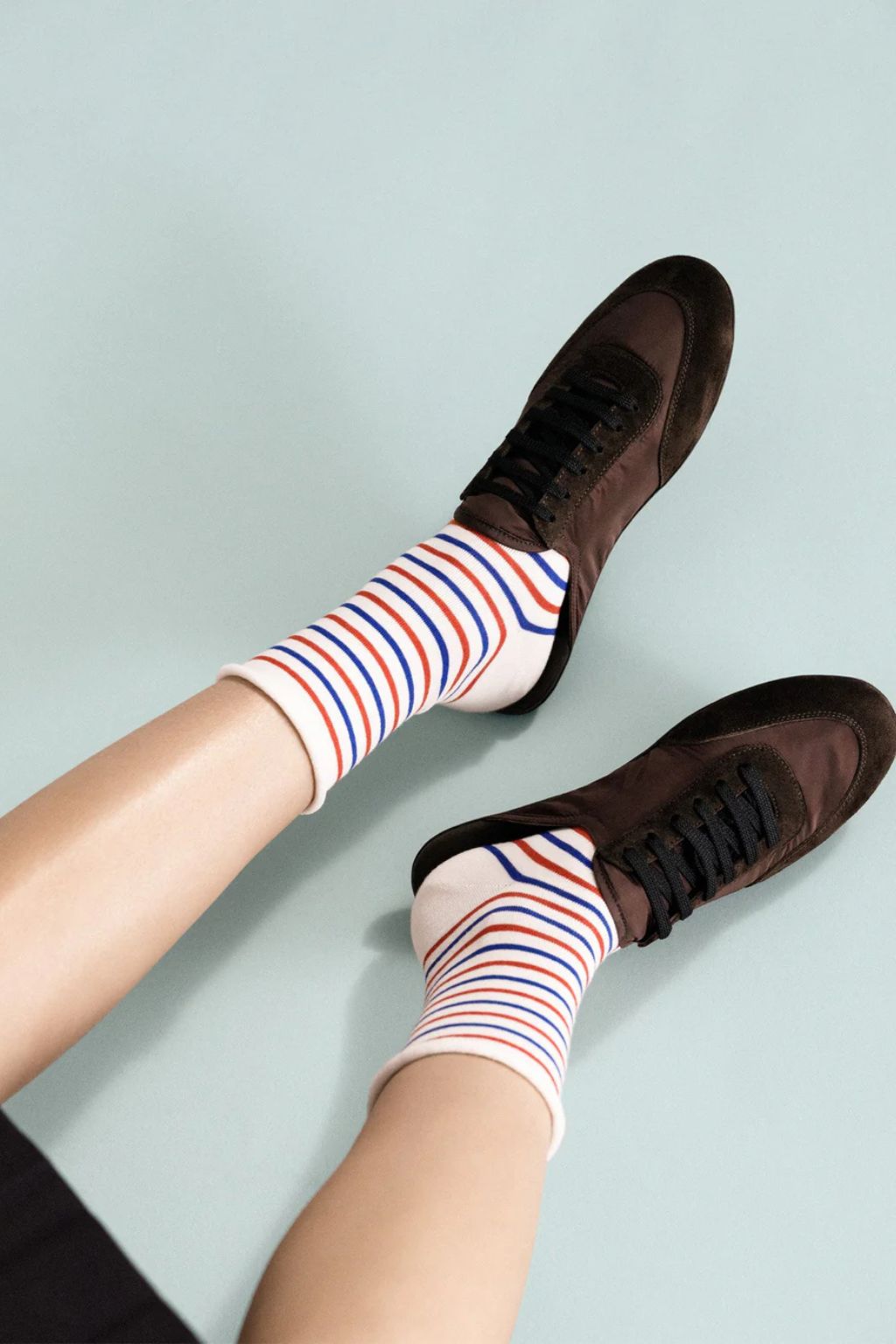 Hansel from Basel - Nautical Stripe Crew Sock