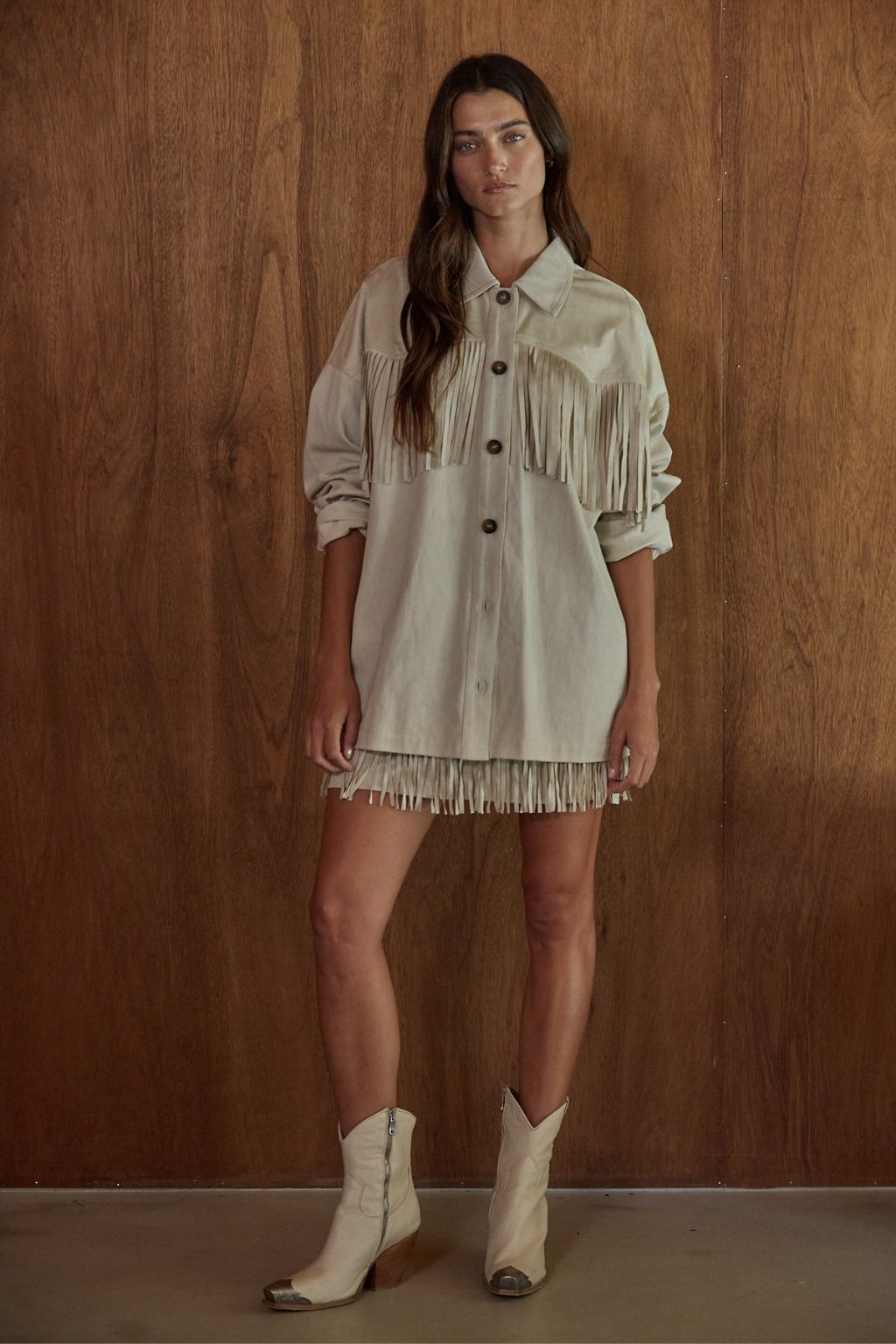 Olive and Bette's - Tahoe Fringe Trim Jacket