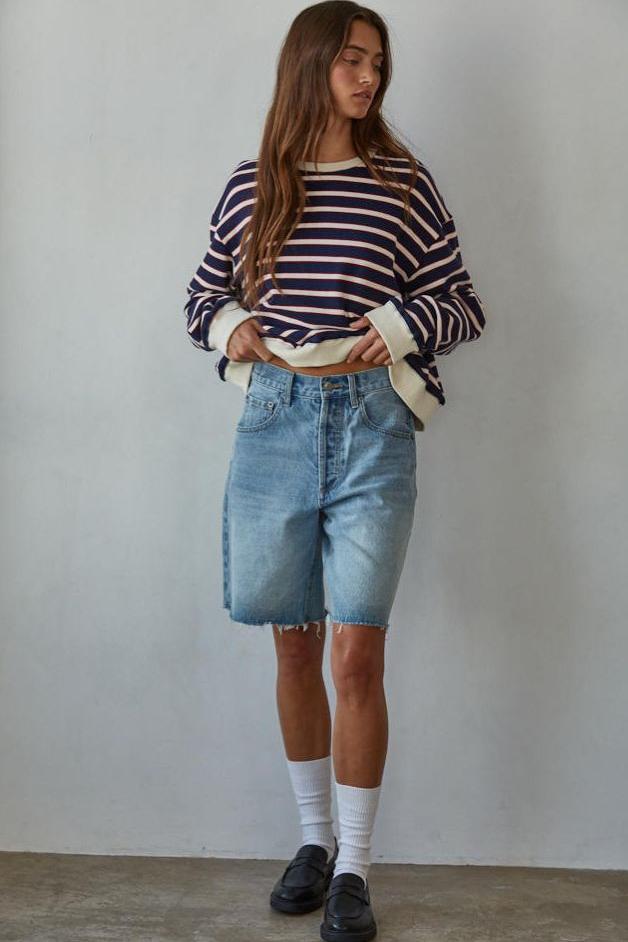 Road G - Coastal Striped Pullover