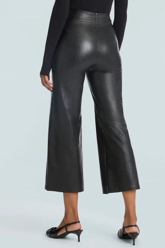 Commando Faux Leather Cropped Wide Leg Pant1