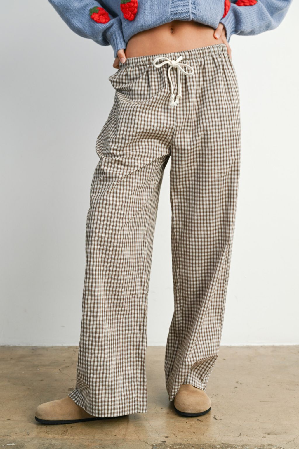 Road G - Loose Fit Tie Front Pant