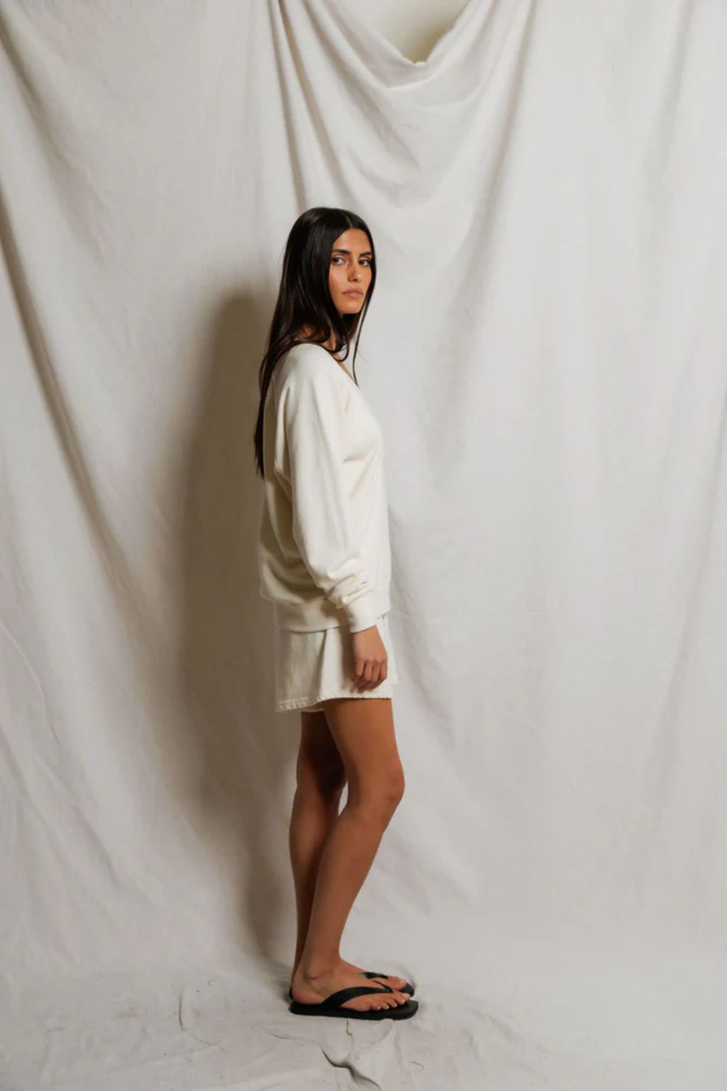 Perfect White Tee - Layla - Bright Ivory