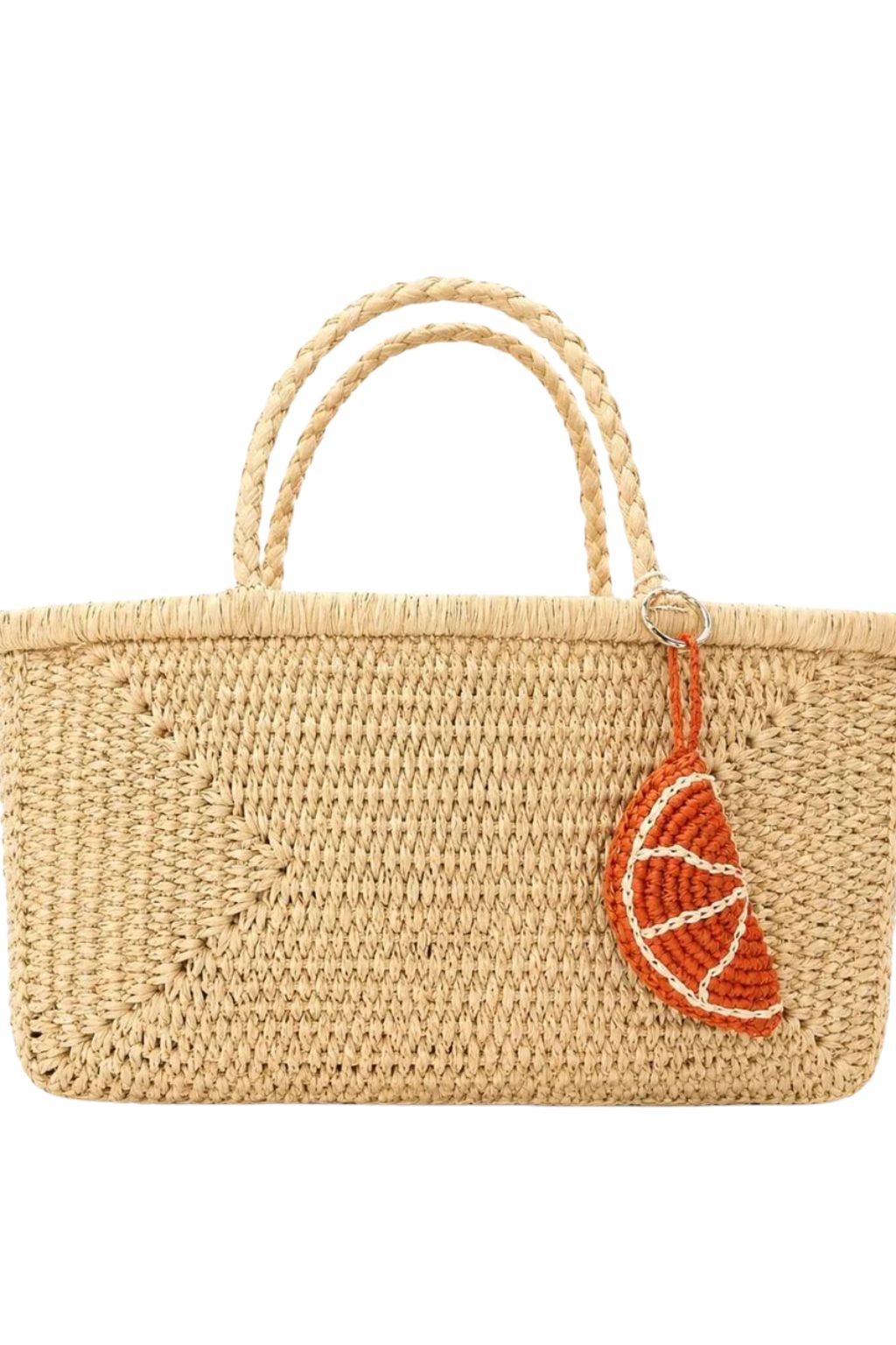 Zanatany Concepts - Raffia Tote With Charm