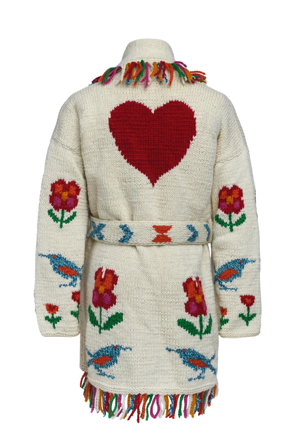 Frantic - Fairy Bird Shawl Cardigan with Belt