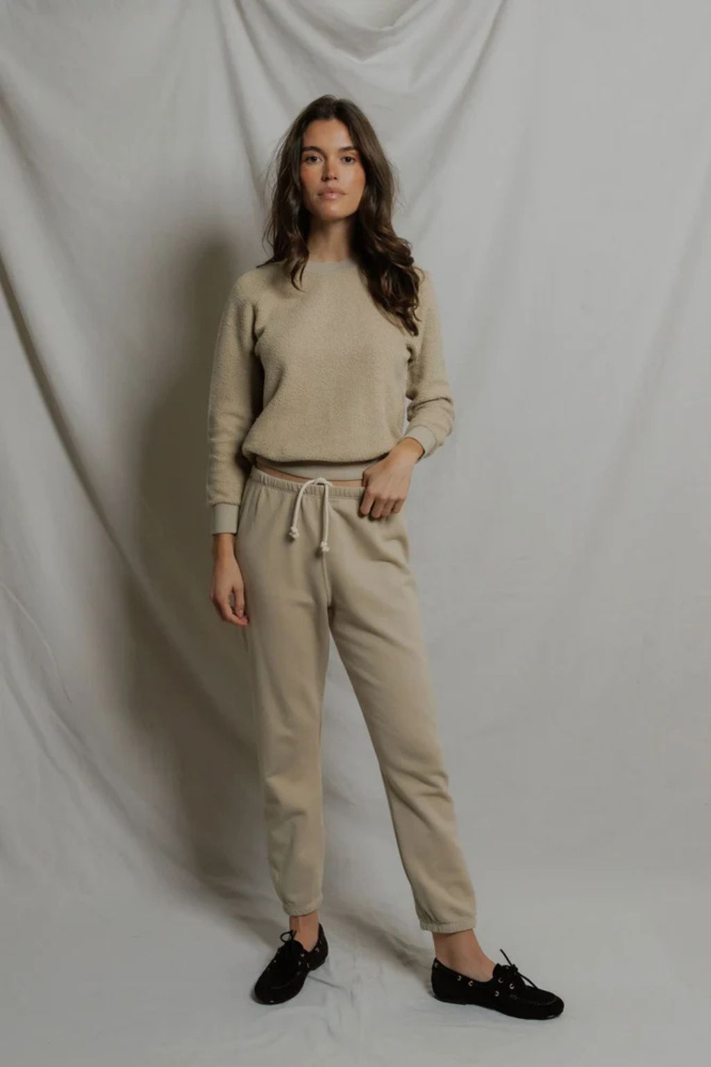 Perfect White Tee - Johnny French Terry Sweatpant