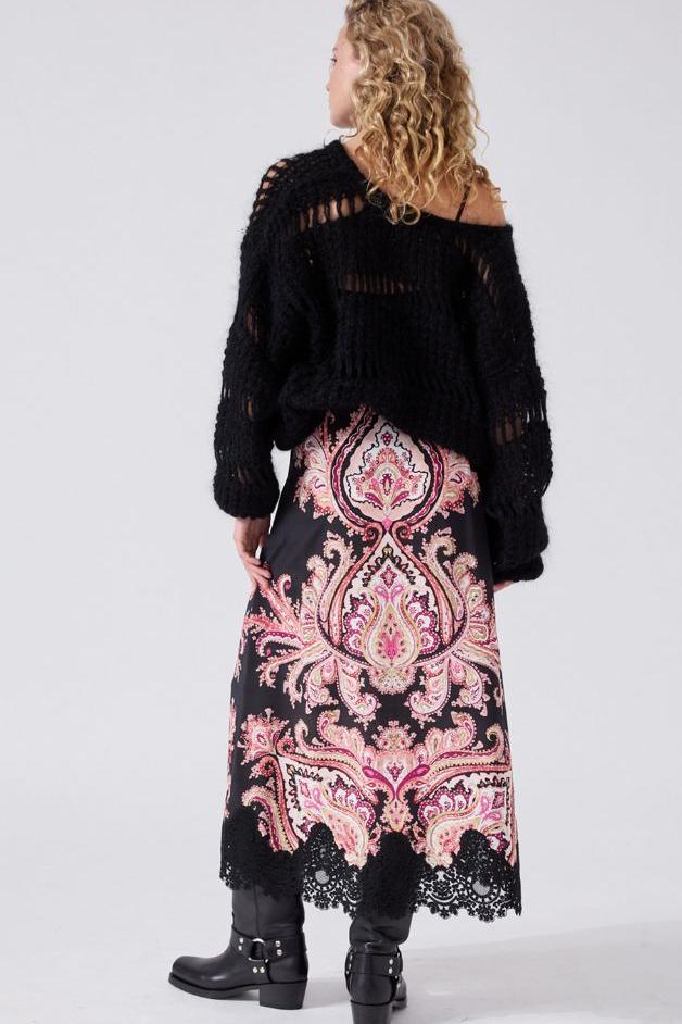 Hayley Menzies - Anita Midi Skirt - Jimi Black
