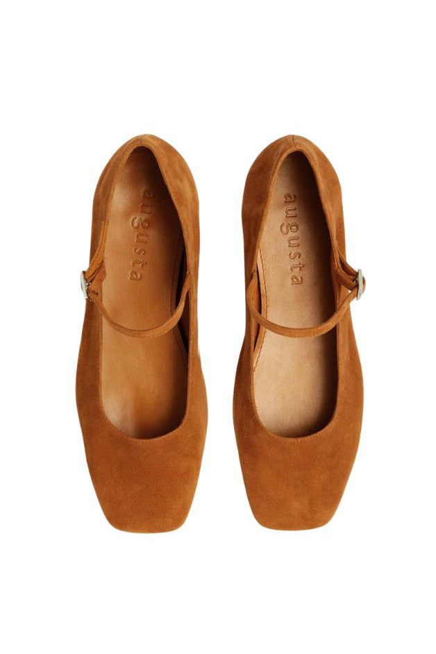 Augusta Julieta Suede Mary Janes