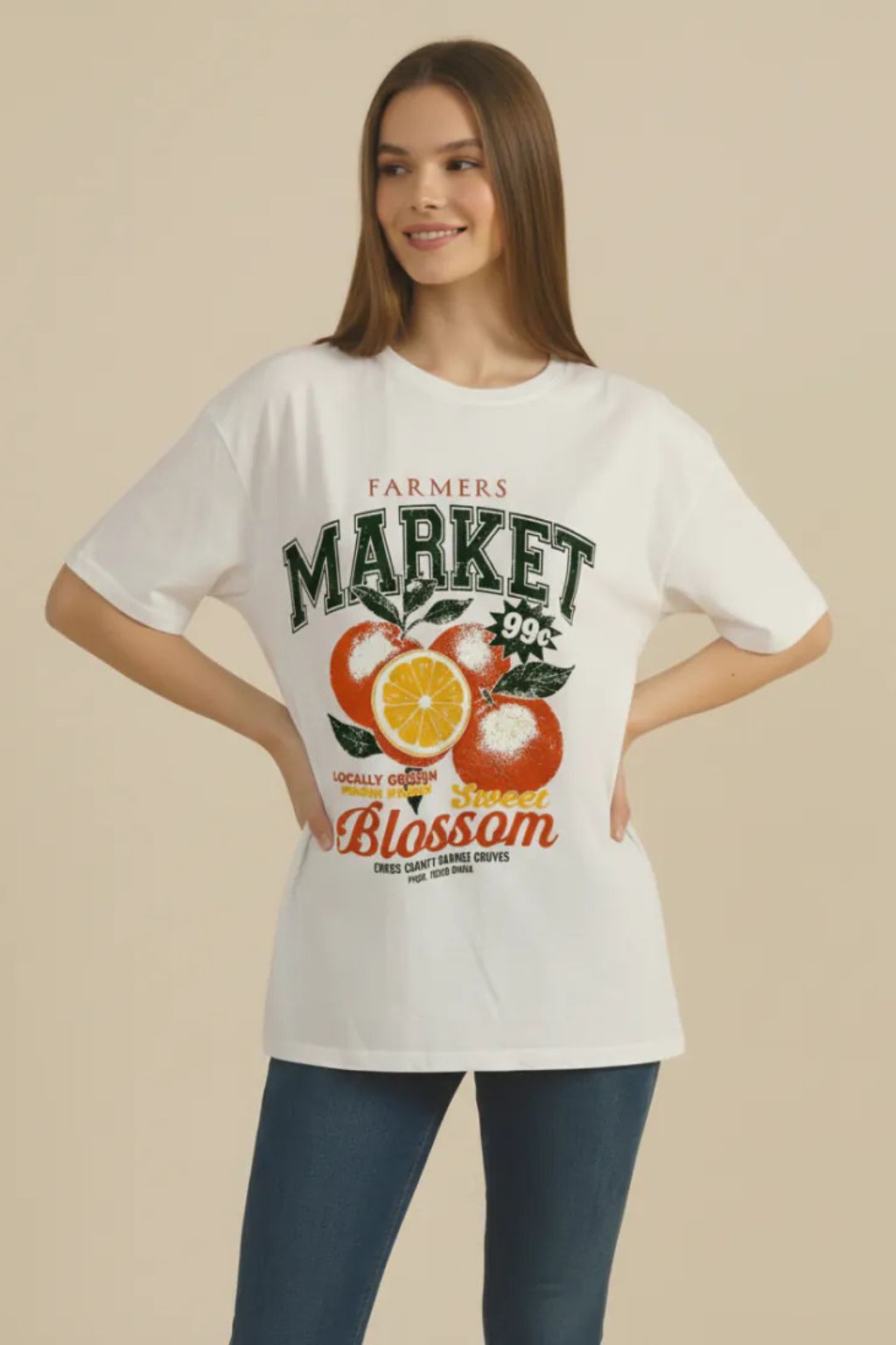 Olive and Bette's - Farmer's Market Blossom Tee