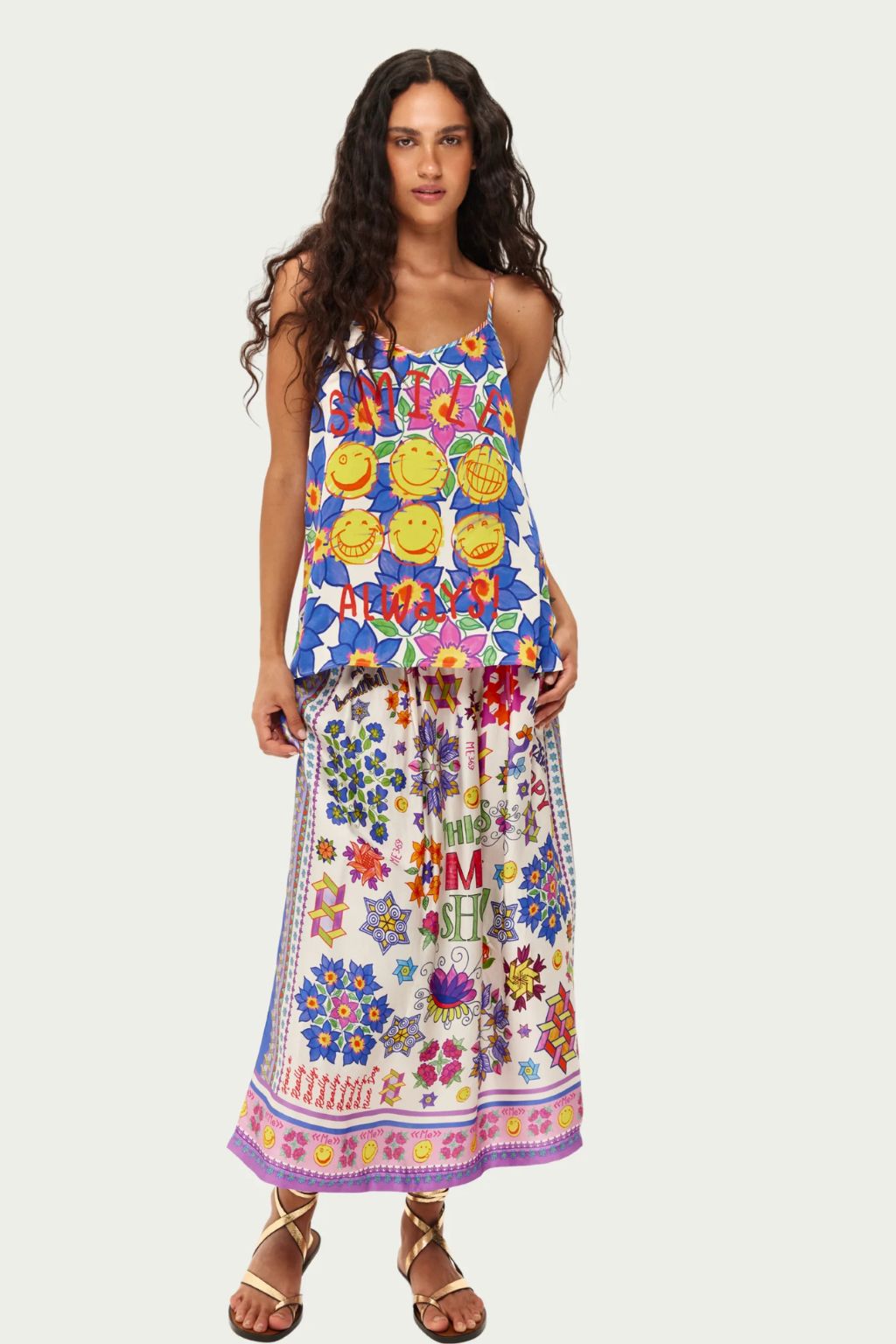 Me369 - Vanessa Midi Skirt - Markers