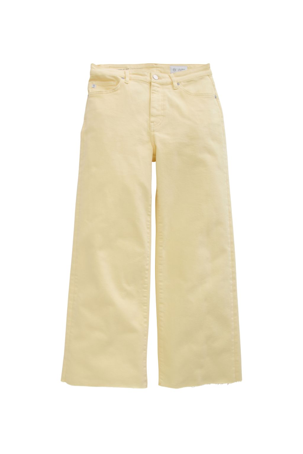 AG - Saige Wide Leg Crop - Sunlight Yellow