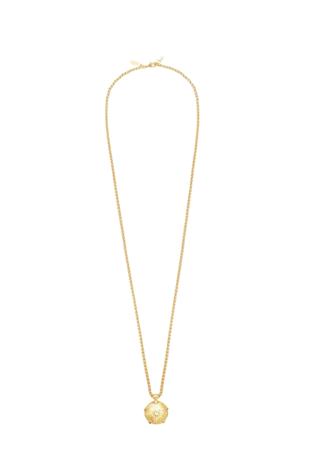 Talis Chains - Long Vintage Disc Necklace