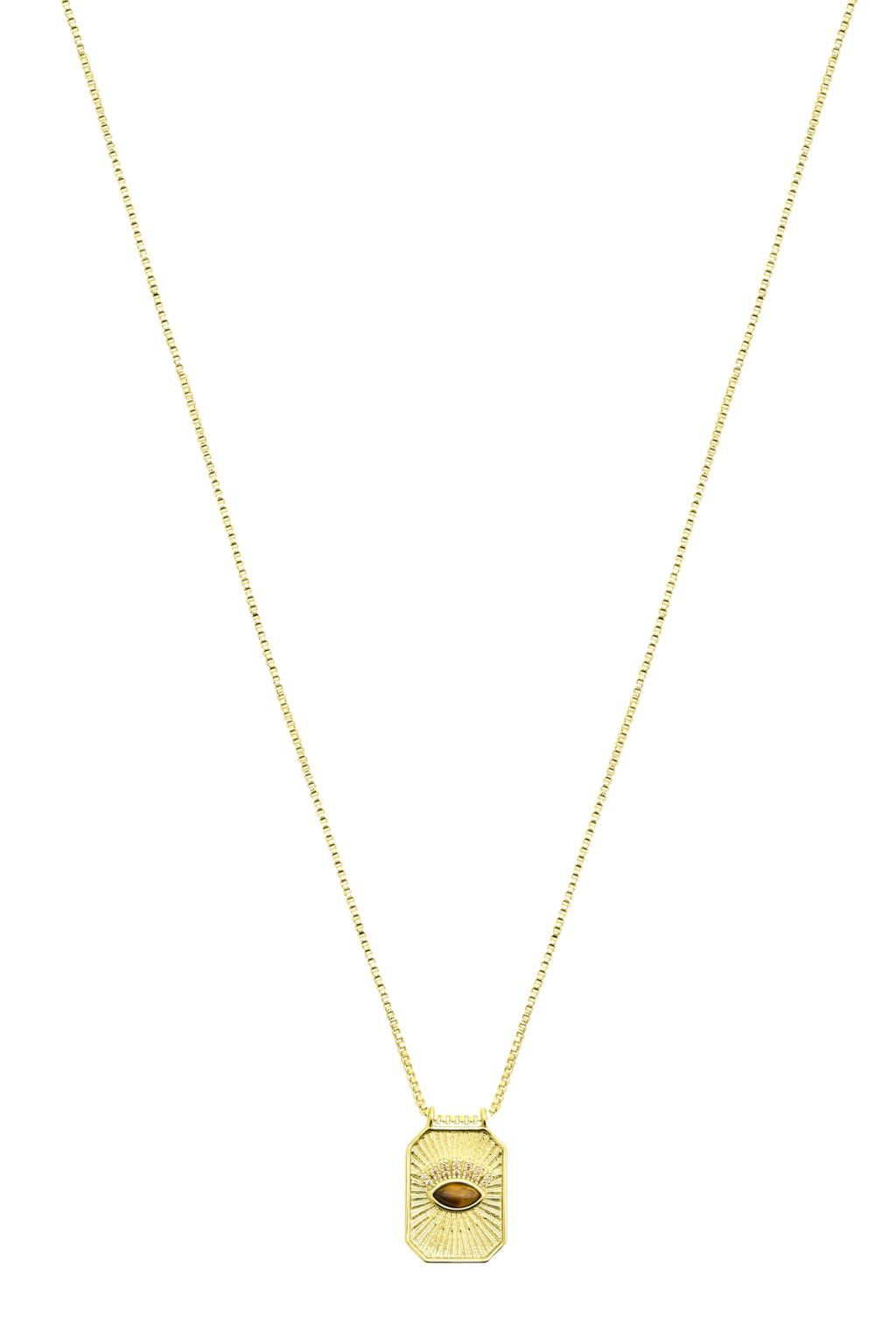 Talis Chains - Tiger's Eye Talisman Pendant Necklace