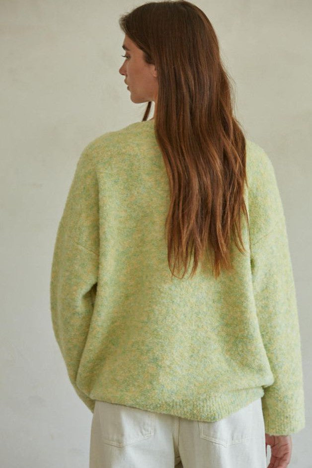 Olive and Bette's - Torres Pullover - Dusty Lime