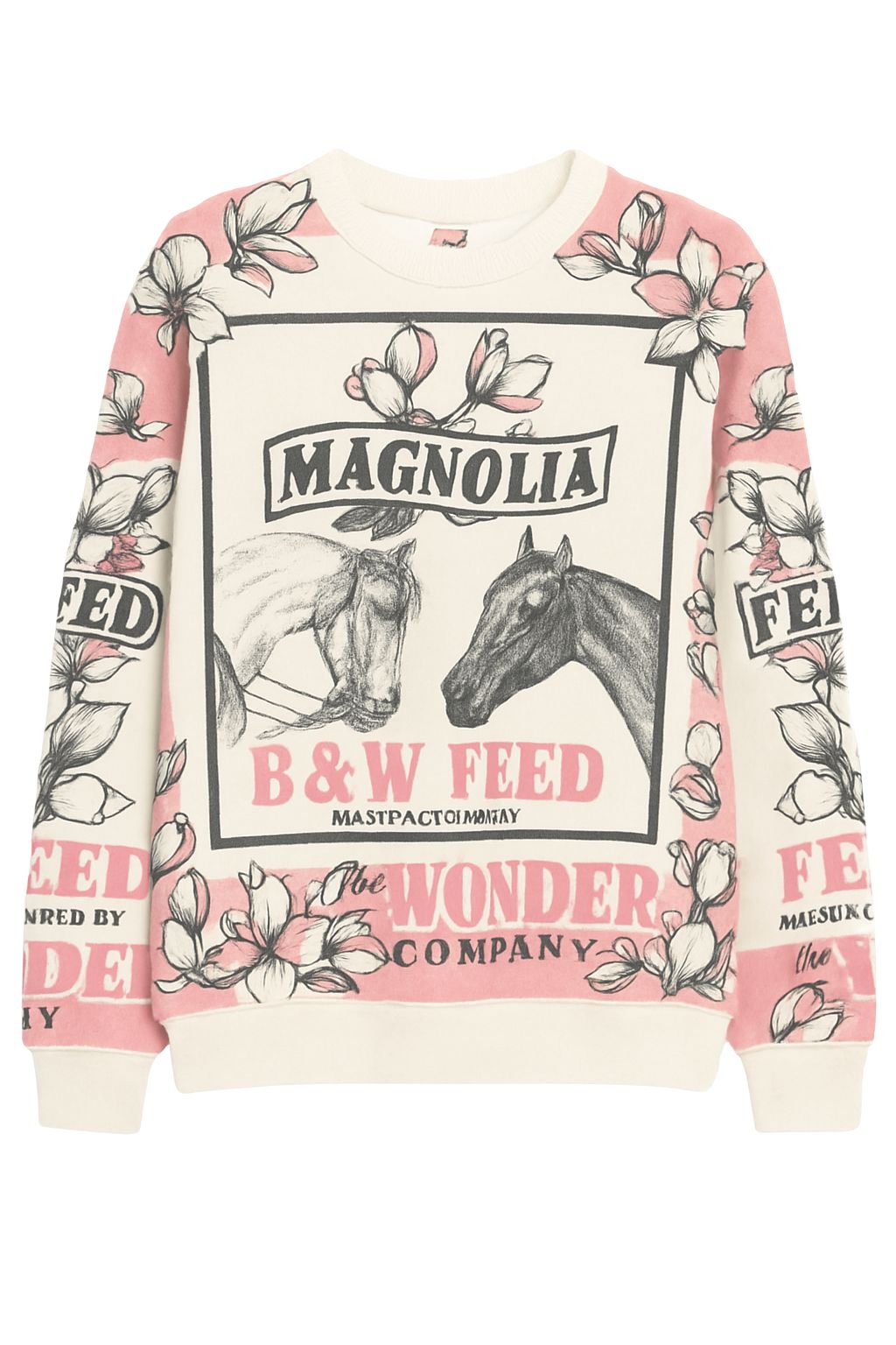 Olive and Bette's - Horse Hand Block Printed Sweatsuit