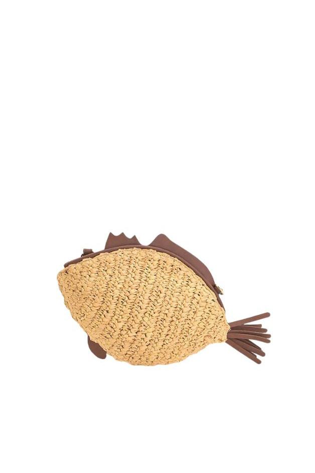 America & Beyond - Marine Muse Raffia Fish Bag
