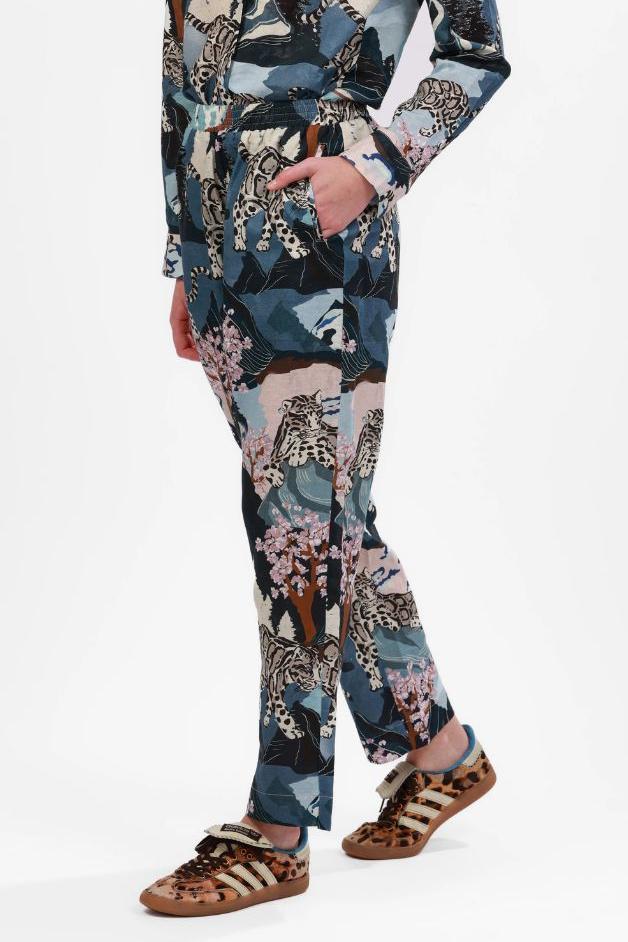 Las Surenas - Pant Snow Leopard - Blue