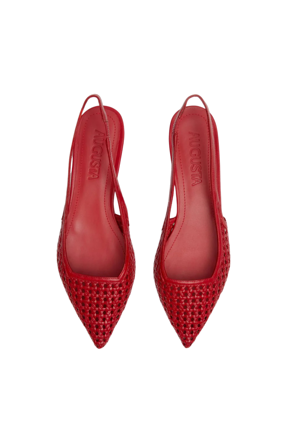 Augusta - Harper Woven Slingback - Red