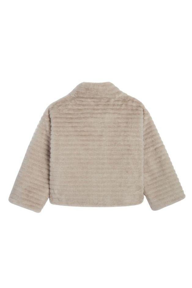 Jocelyn -Faux Mink Pullover Sweatshirt