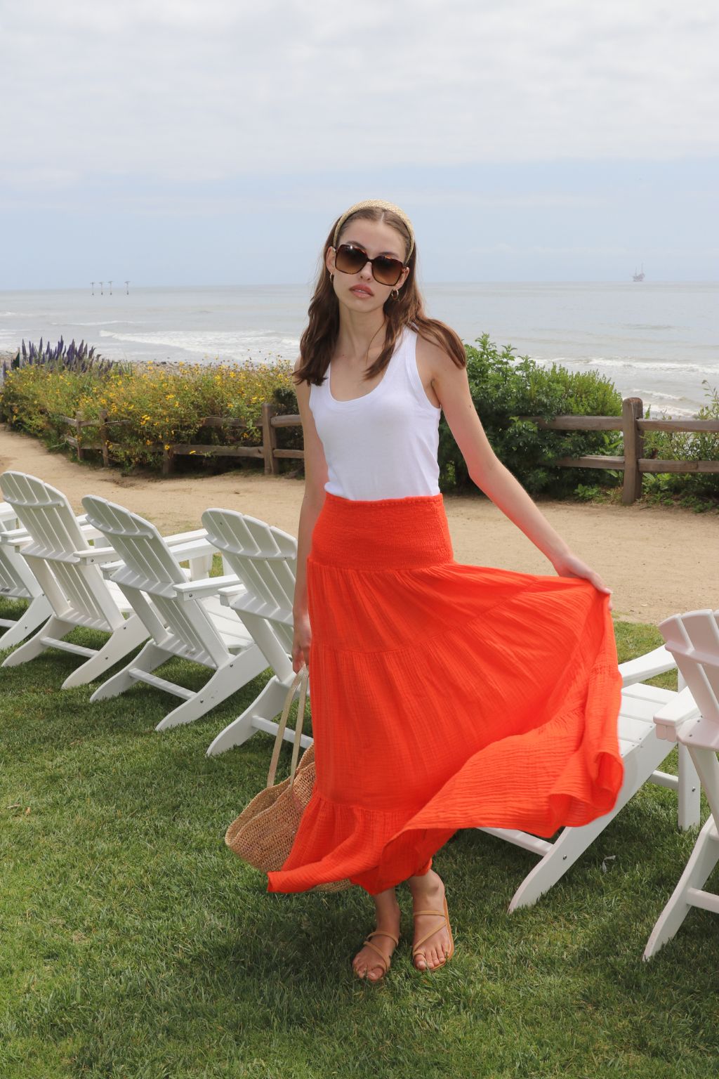 Felicite - Smocked Maxi Skirt