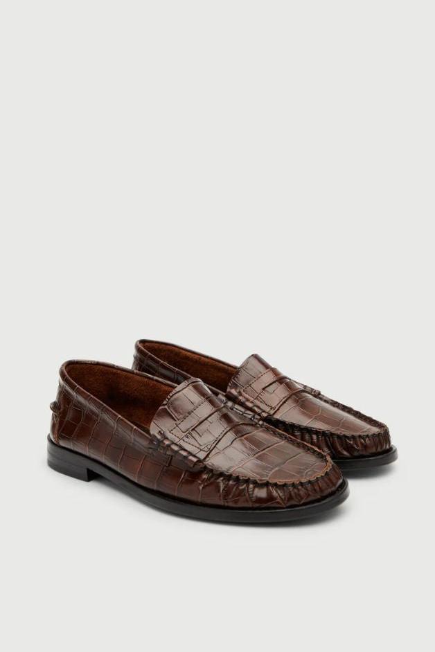 Augusta - Zoe Loafer Croc-Effect