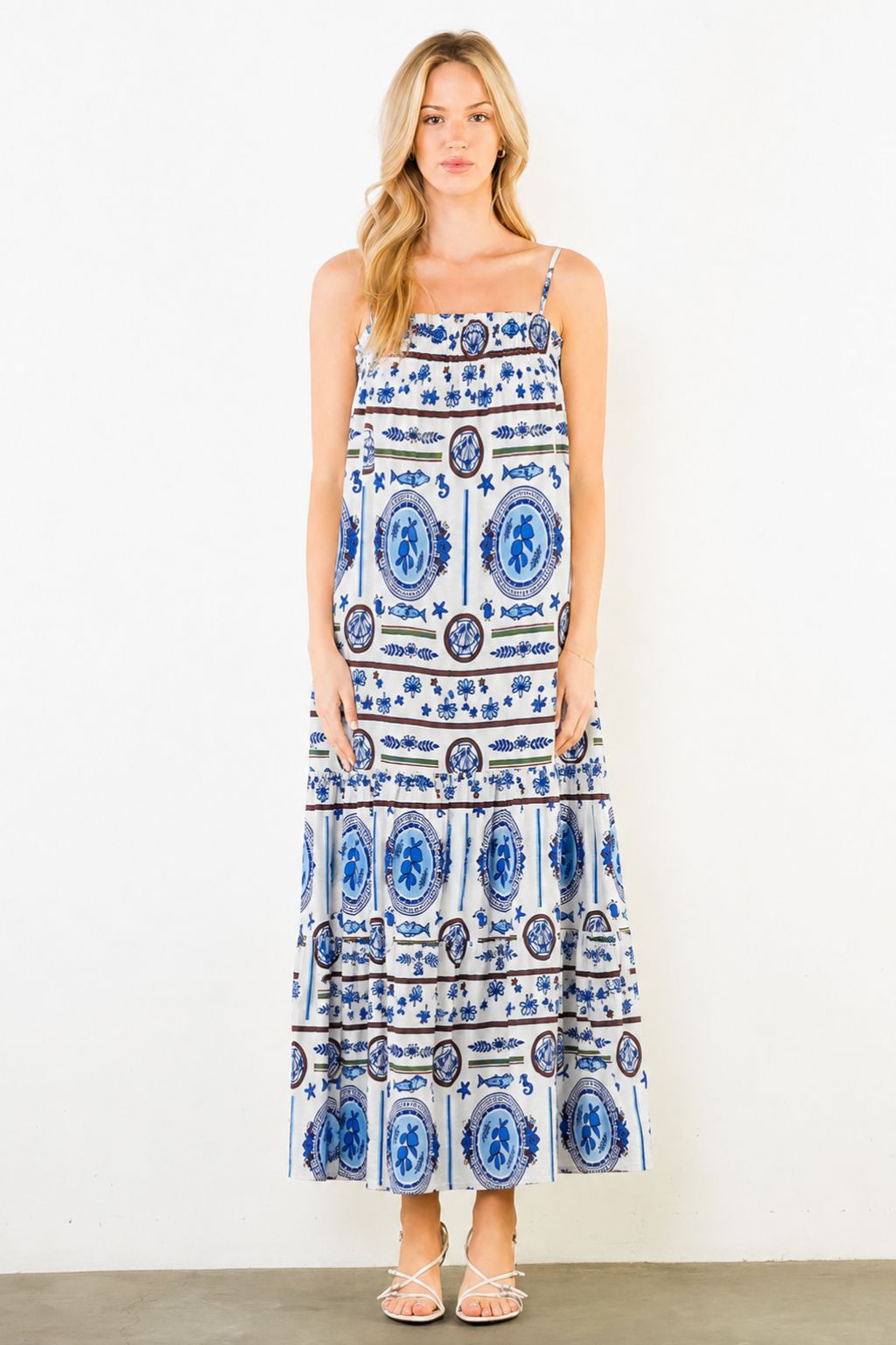Olive and Bette's - Vacation Print Maxi Dress