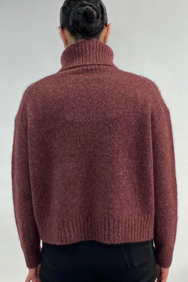 Hasson - Oversized Boxy Turtleneck