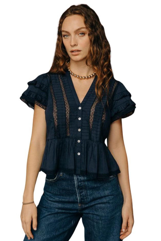 Love the Label - Amira Top - Navy