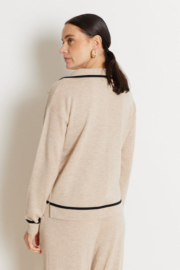 Notshy - Kukka Polo Collar Pullover