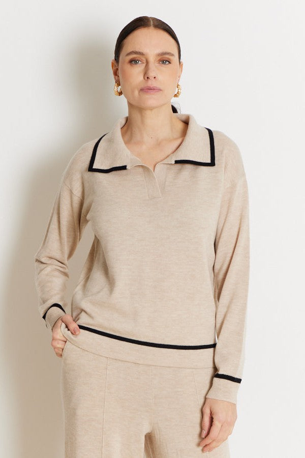 Notshy - Kukka Polo Collar Pullover