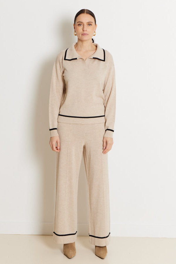 Notshy - Kukka Polo Collar Pullover