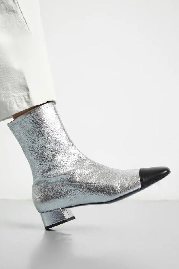 Augusta - Laurie Ankle Boot - Silver